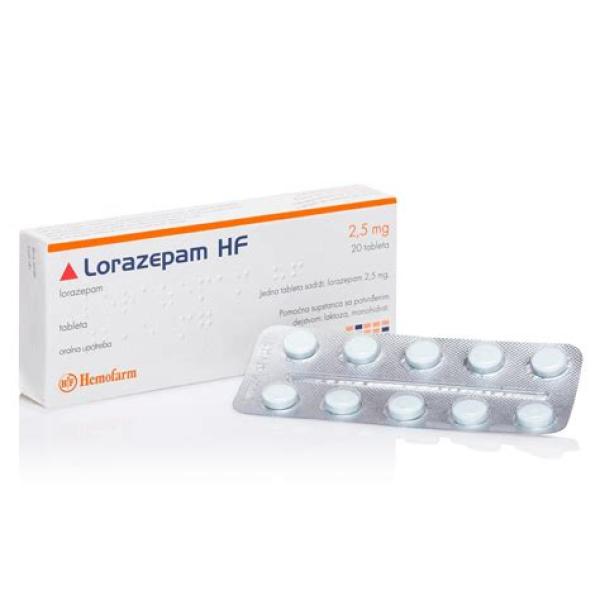 LORAZEPAM 2.5 MG